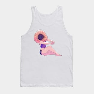 Sunflower girl Tank Top